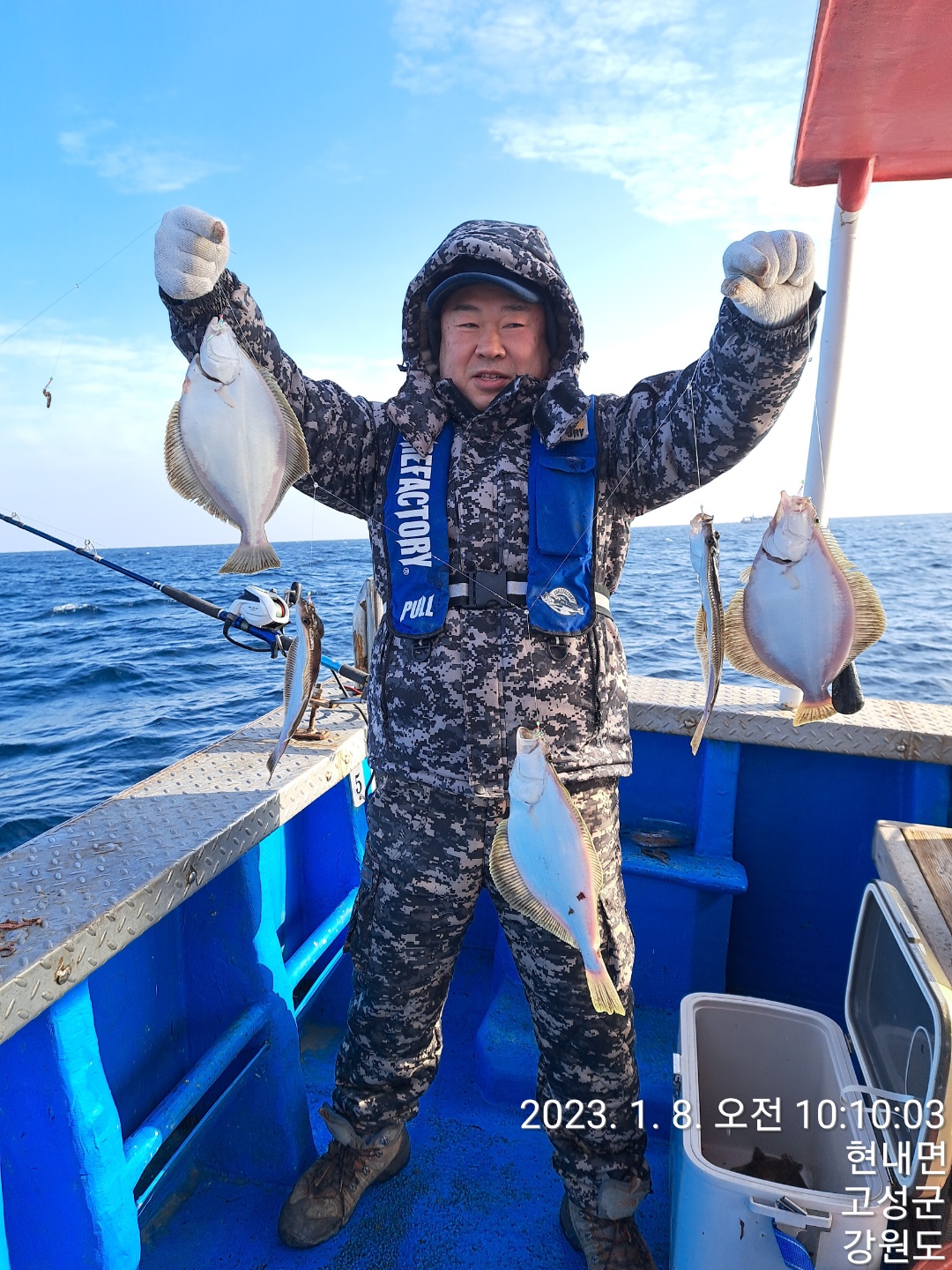성복호 어구가자미 쿨러대박